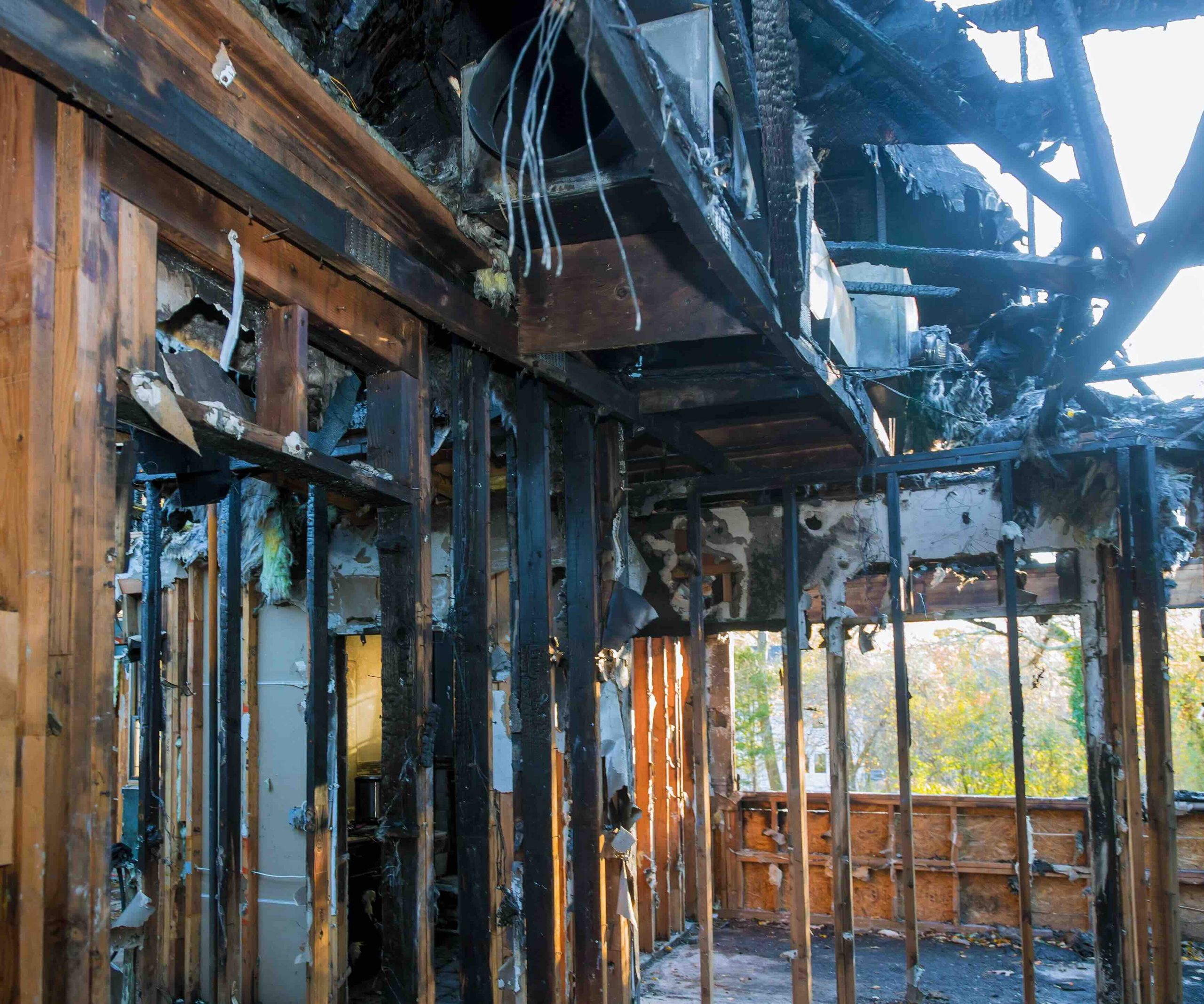 Fire Damage Restoration A photo of a burned home in Orlando in need of fire damage restoration.